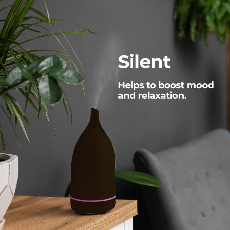 Milano Decor 100ml Ultrasonic Aroma Diffuser - Dark Wood-1826049012889948166