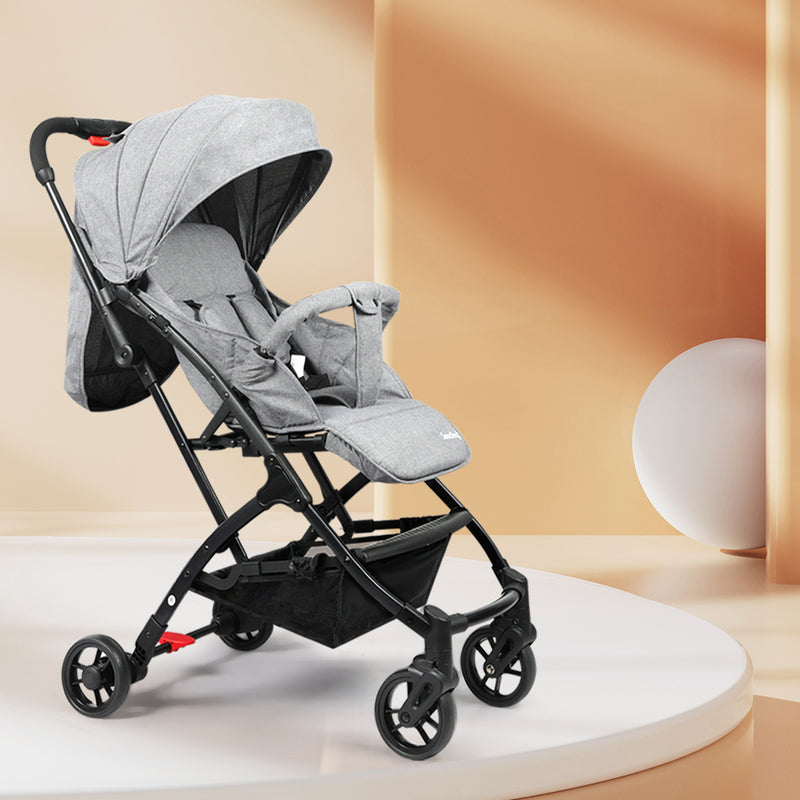 BoPeep Baby Stroller Travel Pram Push Grey-1826052424192888838