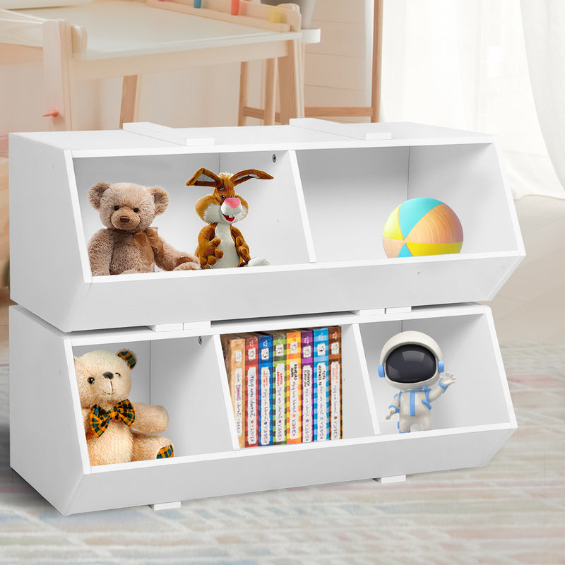 Levede Kids Toy Box Shelf Storage Cabinet-1826052284182827014