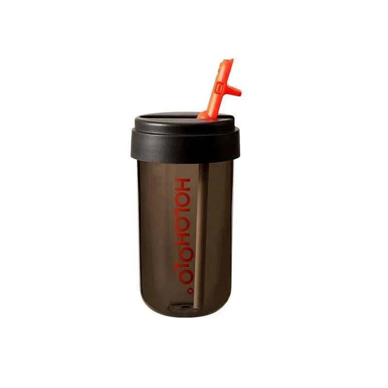 HOLOHOLO Heat-Resistant Reusable Coffee Cup Grey 450ml-1826048957290254336