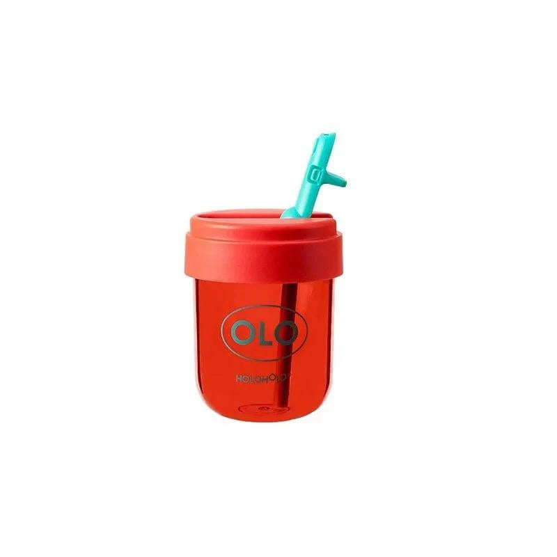 HOLOHOLO Heat-Resistant Reusable Coffee Cup Red 300ml-1826048957424472064