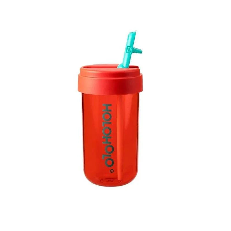 HOLOHOLO Heat-Resistant Reusable Coffee Cup Red 450ml-1826048957579661312