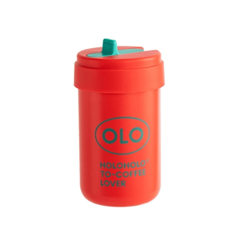 HOLOHOLO Thermo Coffee Cup 380Ml Red-1826048958024257536