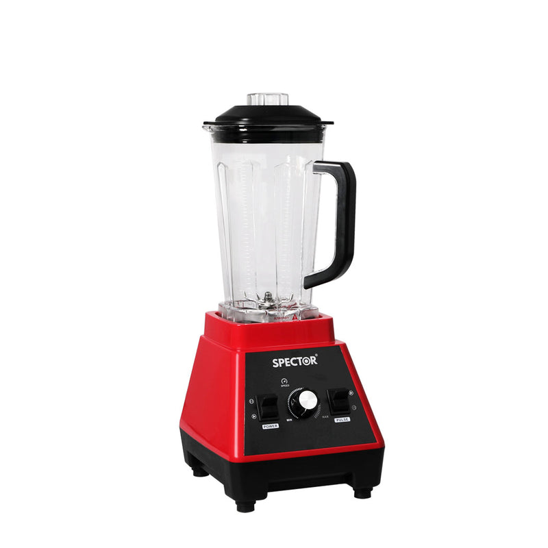 Spector 2L Commercial Blender Mixer Red-1826138221583667200