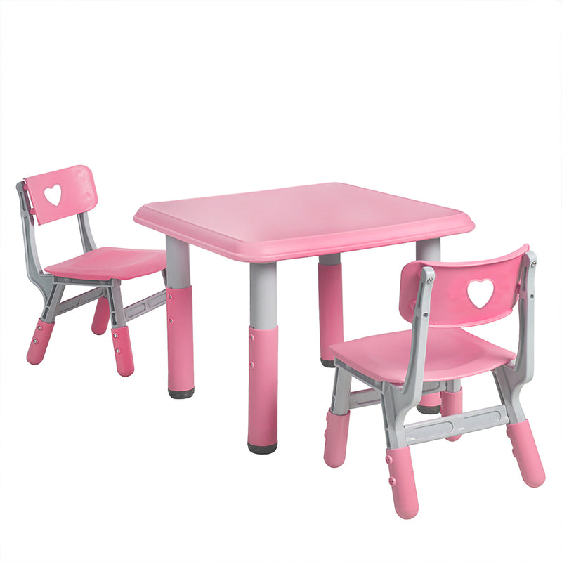 BoPeep Kids Table and Chairs Children Pink-1826052421068132352