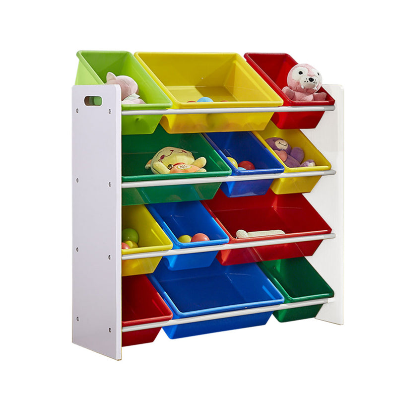 Levede 12Bins Kids Toy Box Bookshelf-1826052283784368128