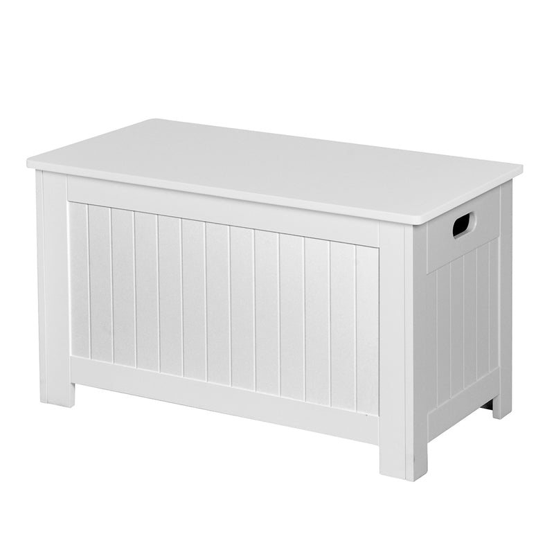 Levede Kids Toy Box Storage Chest Cabinet White-1826049044636635137