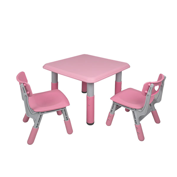 BoPeep Kids Table and Chairs Children Pink-1826052421068132353