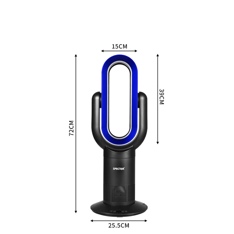 Spector Bladeless Fan Cooler Heater Black-1826138220459593730