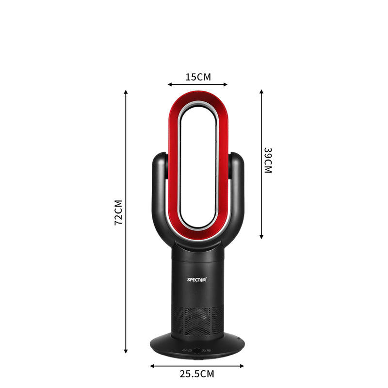 Spector Bladeless Fan Cooler Heater Red-1826052173151211522