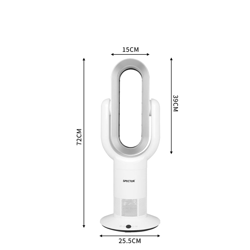 Spector Bladeless Fan Electric Cooler Silver-1826052173285429250