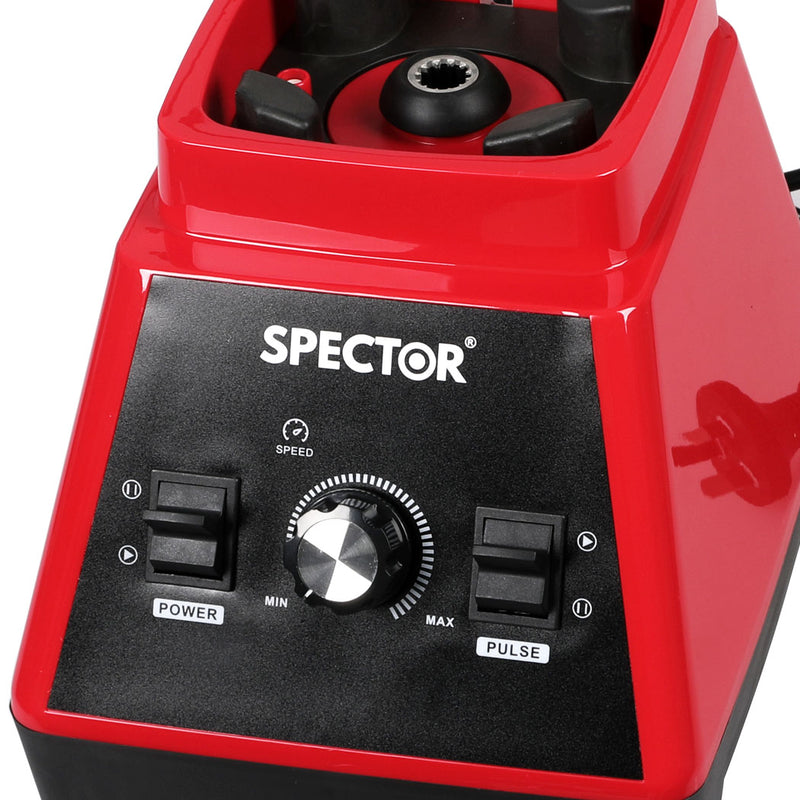 Spector 2L Commercial Blender Mixer Red-1826138221583667203