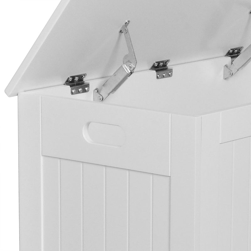 Levede Kids Toy Box Storage Chest Cabinet White-1826049044636635140