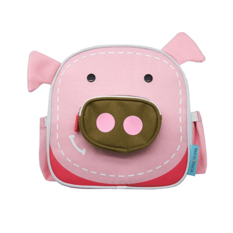 Marcus & Marcus- Insulated Backpacks/Lunch bags Pocky the Pig-Pink-1826049086307045377