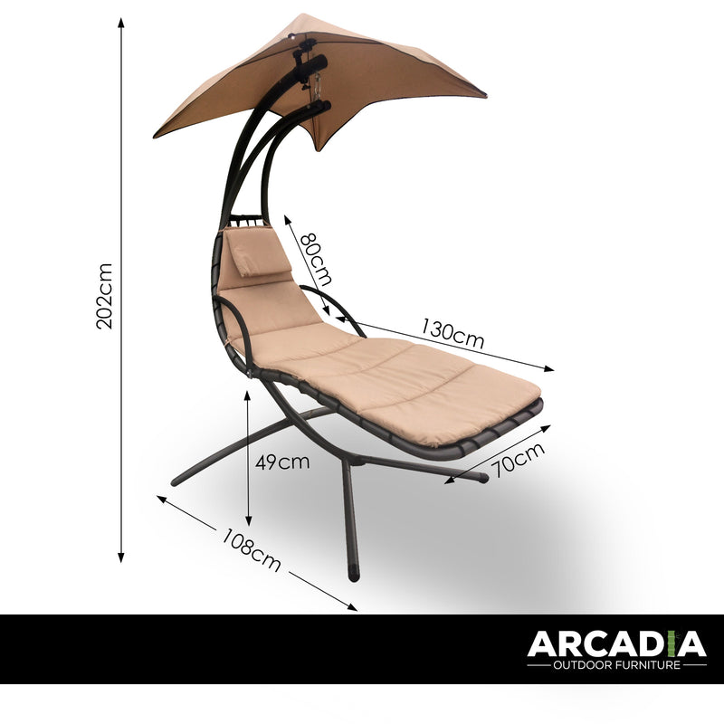 Arcadia Furniture Hammock Swing Chair - Beige