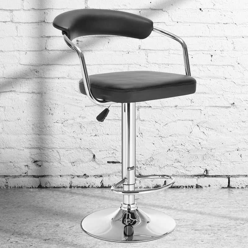 Milano Decor Lola Adjustable Barstool - Black