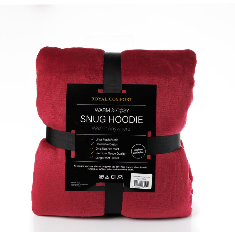 Royal Comfort Snug Hoodie - Red