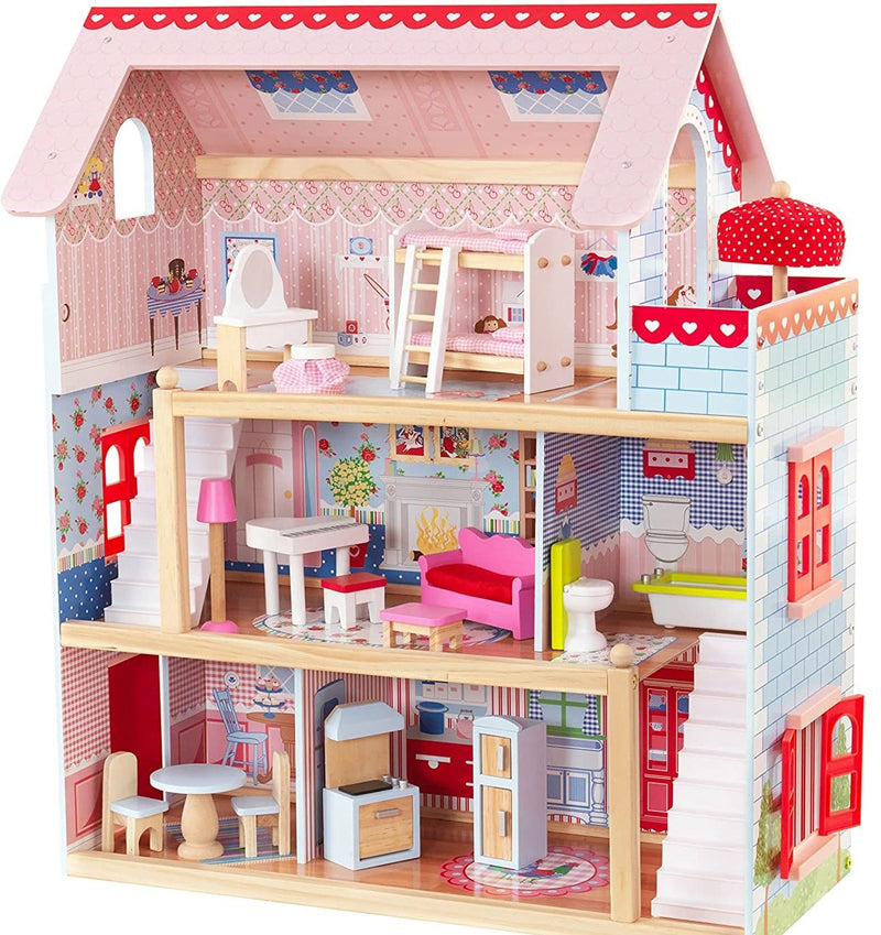 Doll Cottage with Furniture for kids (Model 1)