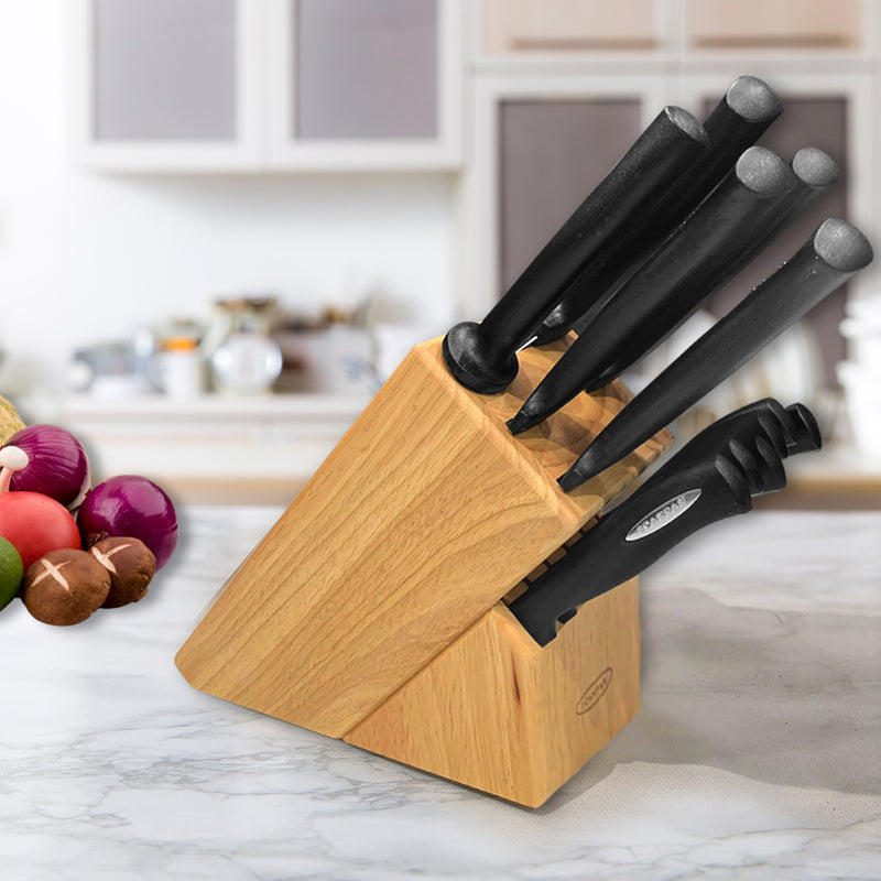 Scanpan Microsharp 14 piece Knife Block Set Kitchen Chef Cook Knives Sharpener