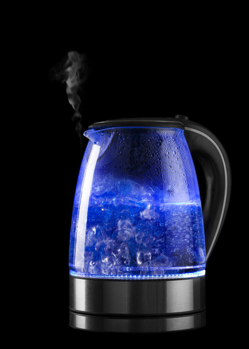 Pursonic Glass Kettle - Blue LED