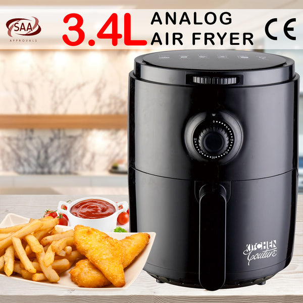 Kitchen Couture 3.4L Air Fryer Colour: Black