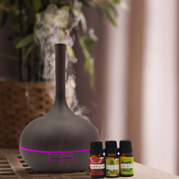 Milano Supreme Ultrasonic Aroma Diffuser - Dark Wood