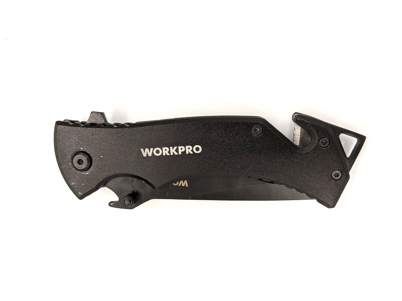 WORKPRO FOLDING KNIFE ALUMINUM HANDLE