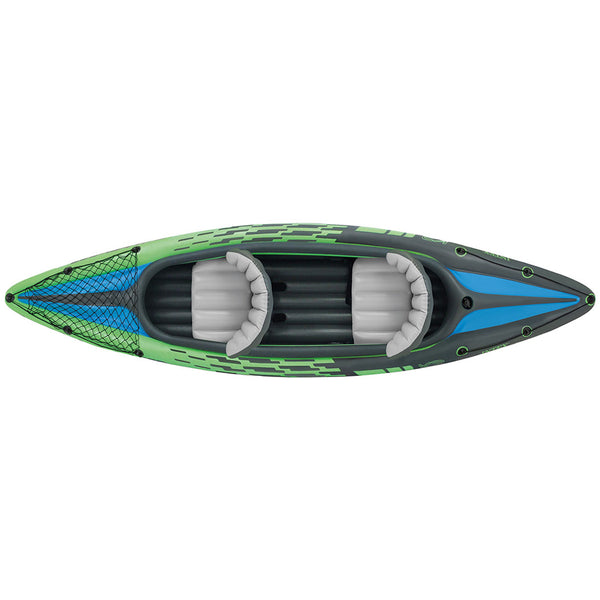 Intex Kayak Boat Inflatable K2 Sports Challenger 2 Seat Floating Oars River Lake