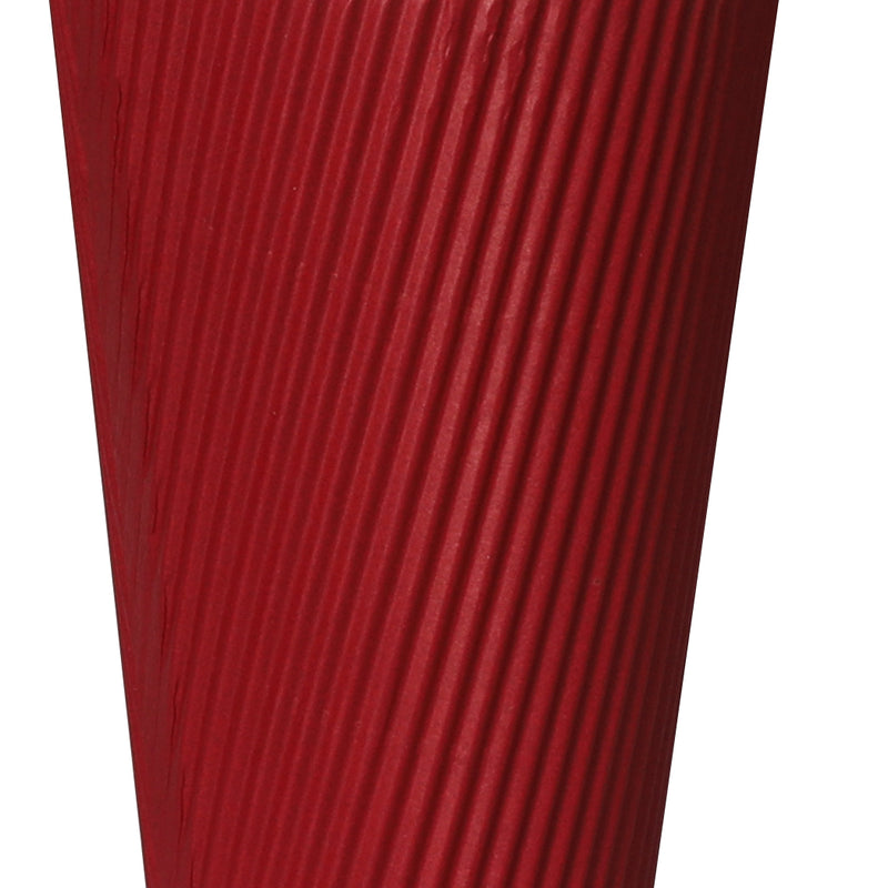 100 Pcs 16oz Disposable Takeaway Coffee Paper Cups Triple Wall Take Away w Lids