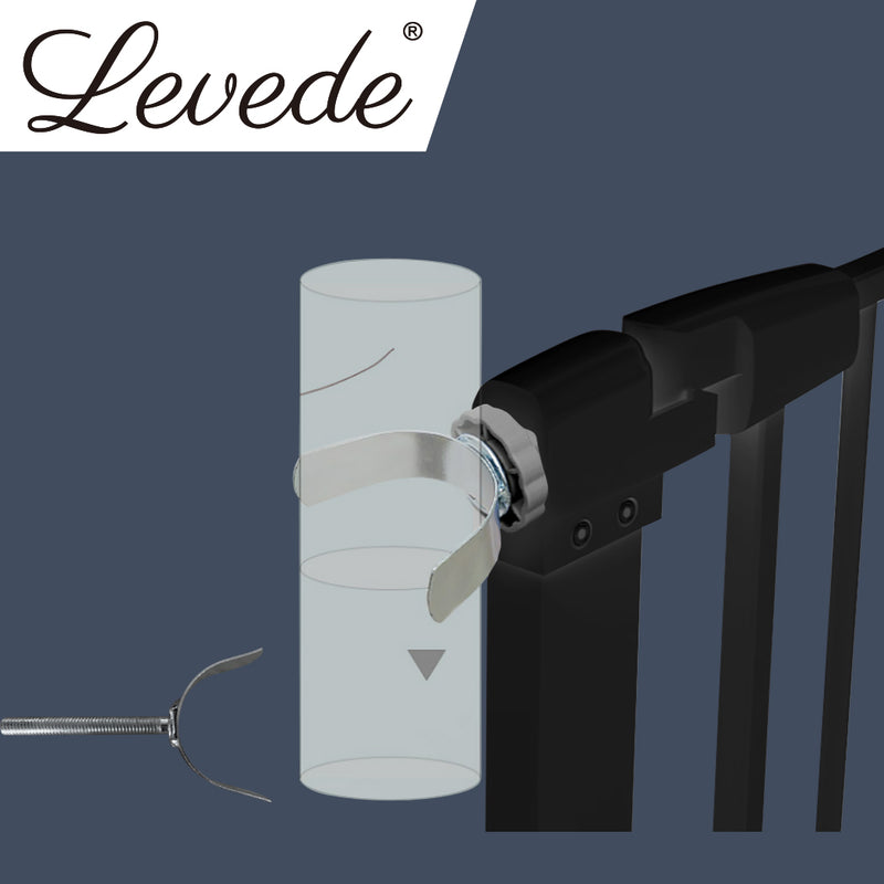 Levede Baby Safety Gate U Style Adaptor Kids Pet Security Stair Door Barrier