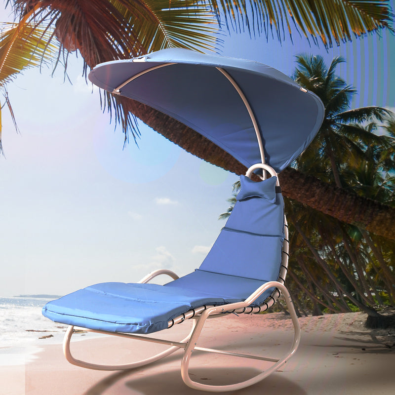 Outdoor Furniture Sun Lounge Swing Chair Lounger Canopy Bed Sofa Garden Patio