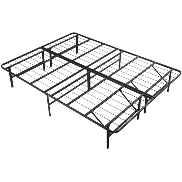 Levede Foldable Metal Bed Frame Mattress Base Platform Air BnB King Size