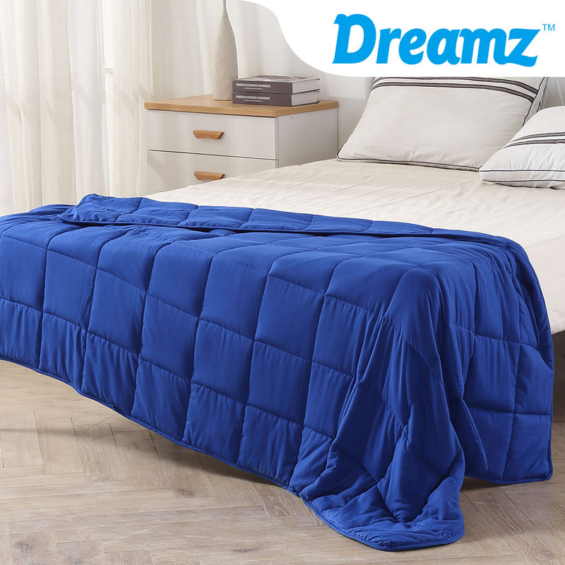 DreamZ Weighted Blanket Heavy Gravity Deep Relax 2.3KG Adult Kids Navy