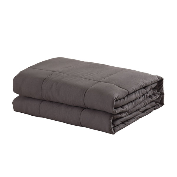 DreamZ Weighted Blanket Heavy Gravity Deep Relax 5KG Adult Double Grey