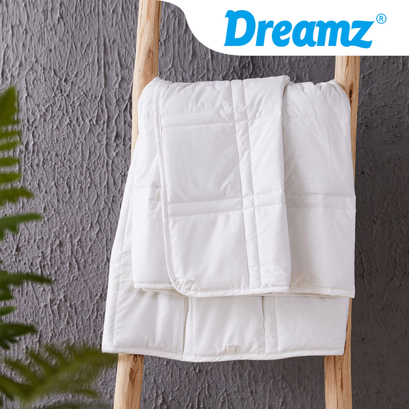 DreamZ Weighted Blanket Summer Cotton Heavy Gravity Adults Deep Relax Relief 5KG