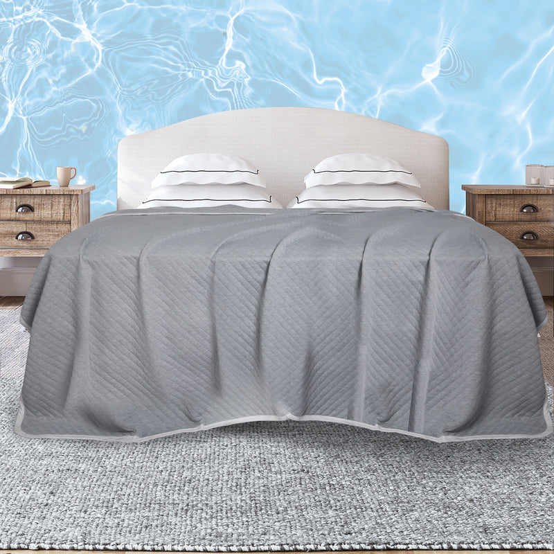 DreamZ Throw Blanket Cool Summer Soft Sofa Bedsheet Rug Luxury Reversible Double