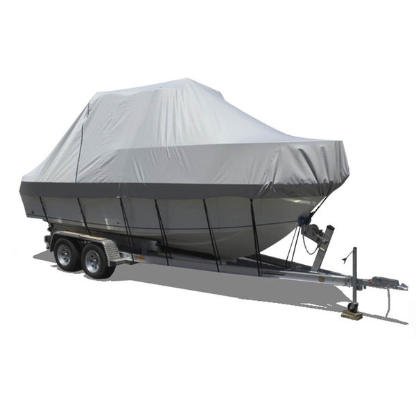 19-21 FT Boat Cover Trailerable Weatherproof 600D Jumbo Marine Heavy Duty