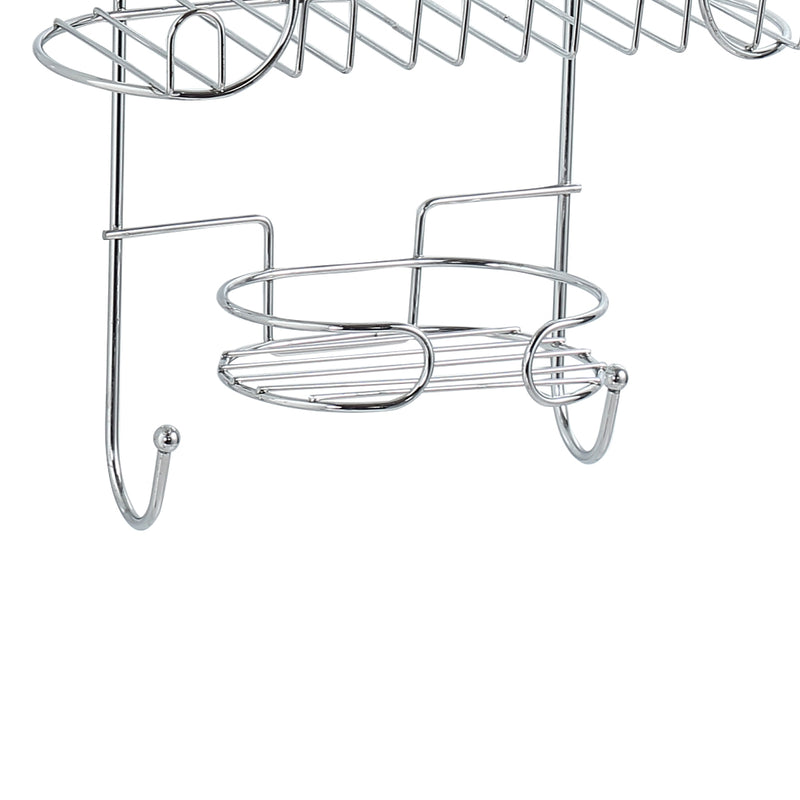 Bathroom Shower Caddy Organiser Bath Shelf Shelves Storage Rack Hang Hook 3-Tier