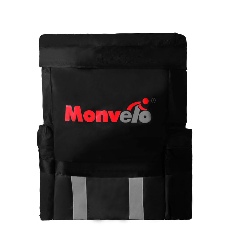 Monvelo Spare Wheel Bag Recovery Accessory Trash Storage Bin 60L Rear Snatch BK