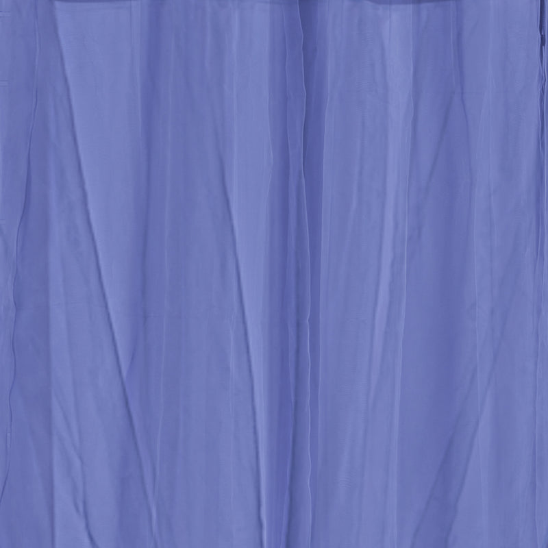 2x Blockout Curtains Panels 3 Layers with Gauze Room Darkening 180x230cm Navy