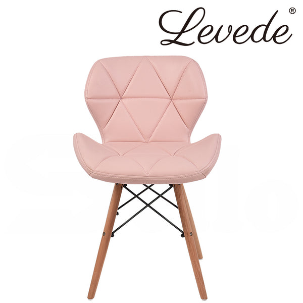 Levede 4x Retro Replica PU Leather Dining Chair Office Cafe Lounge Chairs