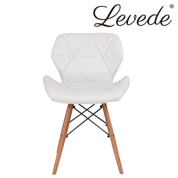 Levede 4x Retro Replica PU Leather Dining Chair Office Cafe Lounge Chairs