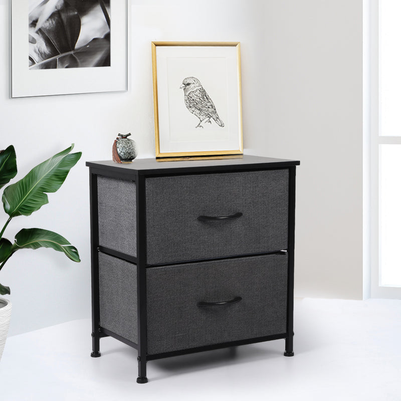 Levede Storage Cabinet Tower Bedside Table Chest of Drawers Dresser Tallboy