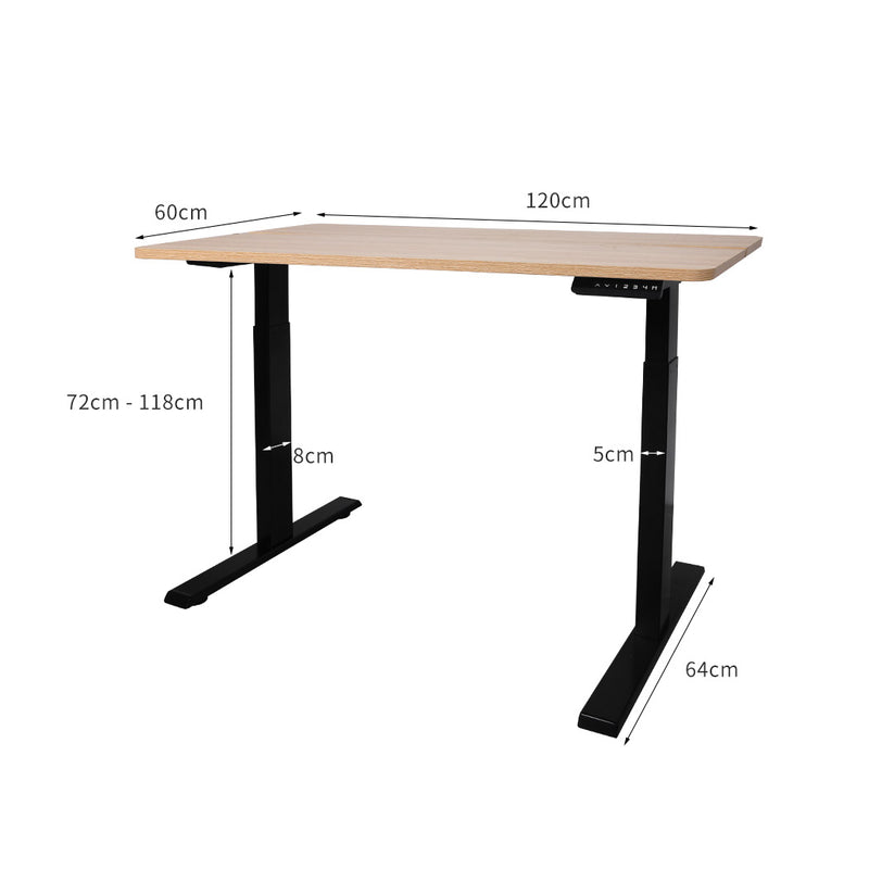 Levede Standing Desk Motorised Height Computer Table Electric Adjustable Stand