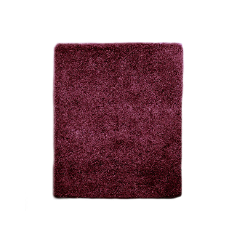 Marlow Floor Mat Rugs Shaggy Rug Area Carpet Large Soft Mats 300x200cm Burgundy