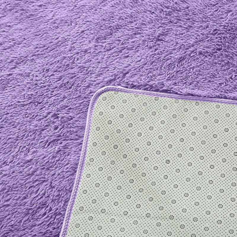 Marlow Floor Mat Rugs Shaggy Rug Area Carpet Large Soft Mats 300x200cm Purple