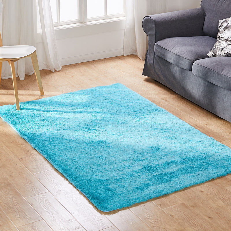 Marlow Soft Shag Shaggy Floor Confetti Rug Carpet Decor 200x230cm Blue