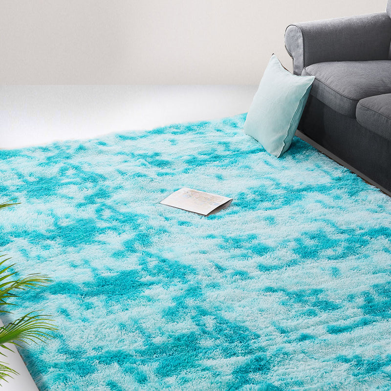 Floor Rug Shaggy Rugs Soft Large Carpet Area Tie-dyed Maldives 120x160cm