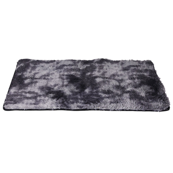 Floor Rug Shaggy Rugs Soft Large Carpet Area Tie-dyed Midnight City 120x160cm