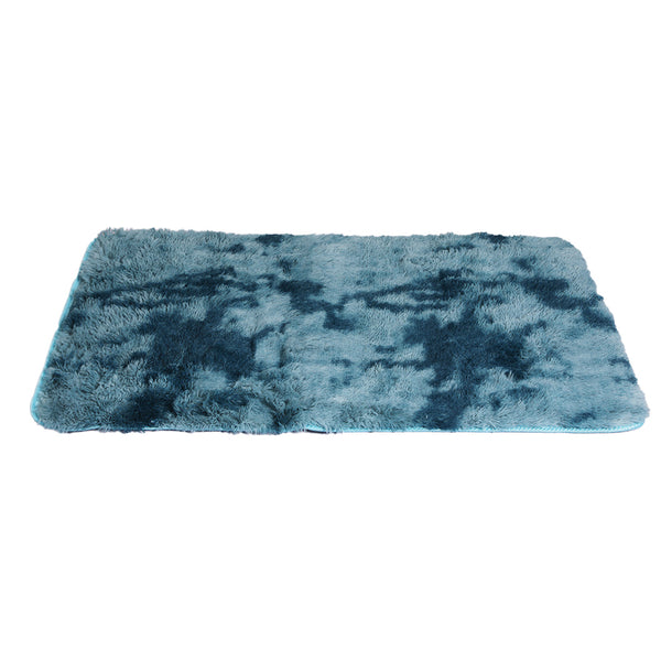 Marlow Floor Rug Shaggy Rugs Soft Large Carpet Area Tie-dyed 160x230cm Blue